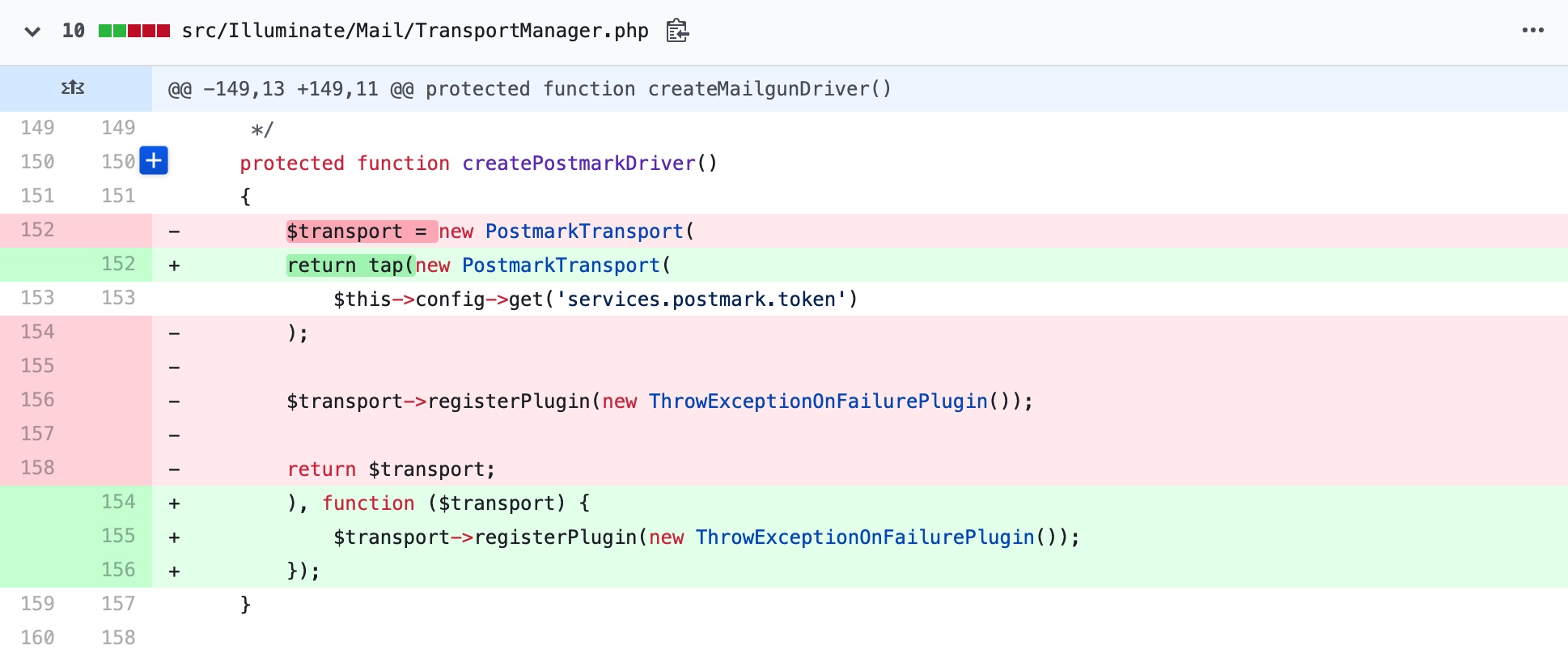 TransportManager底层代码调整