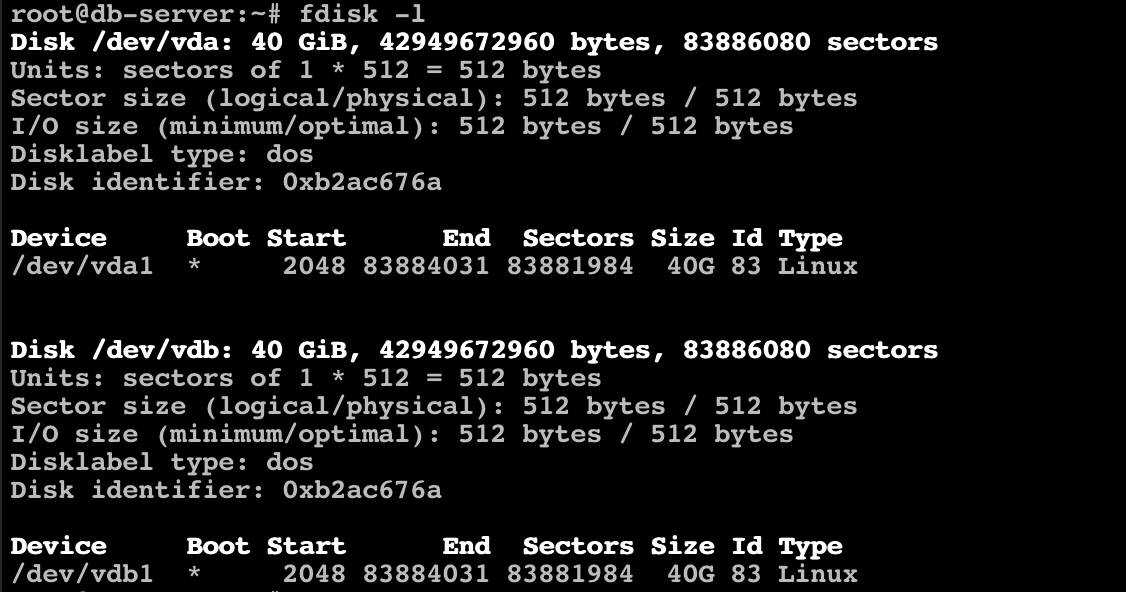 fdisk -l