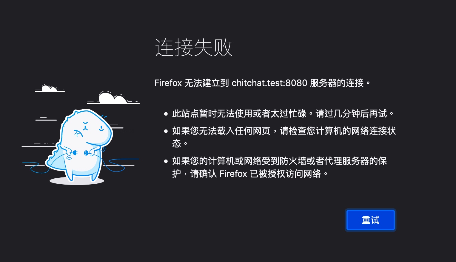 不能直接访问 Go Web 应用