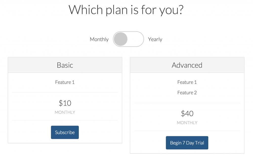 laravel-spark-payment-plan