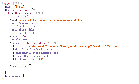 Laravel Monolog 对象实例