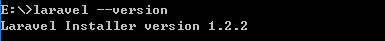 查看Laravel安装器版本