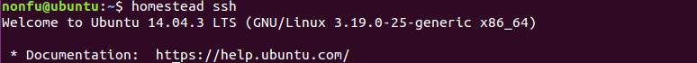 使用homestead ssh登录Homestead
