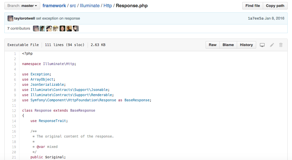 laravel-response