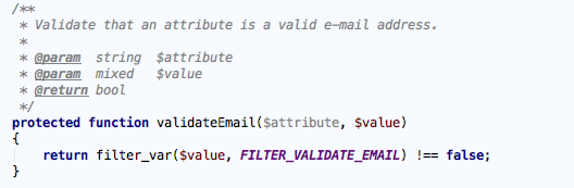 laravel-validate-email