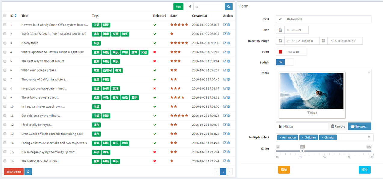 laravel-admin