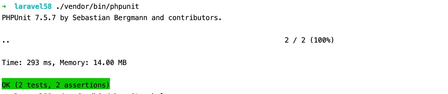 Laravel PHPUnit 测试