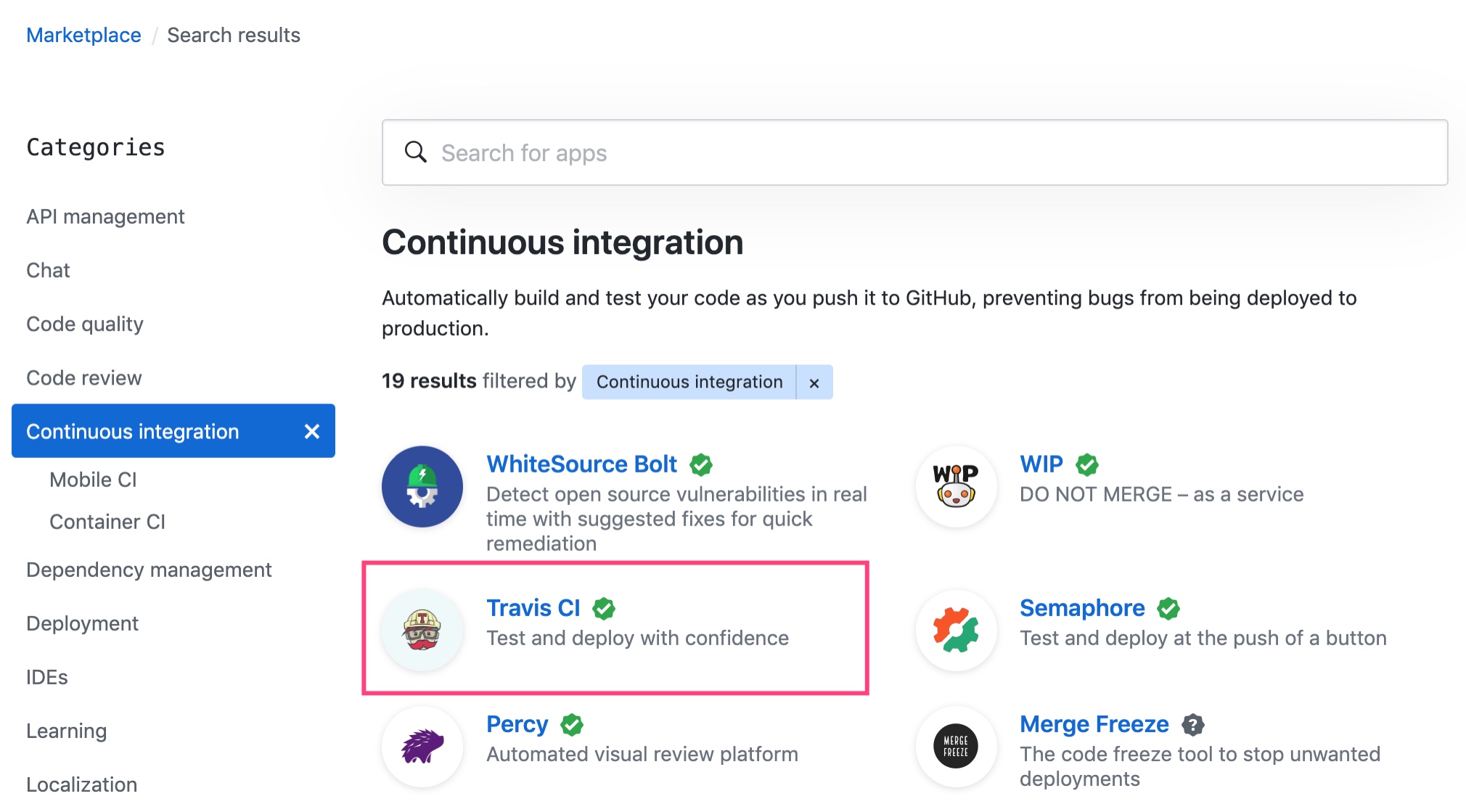 Github+TravisCI